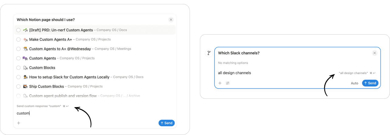Iterating on the custom prompt behaviour