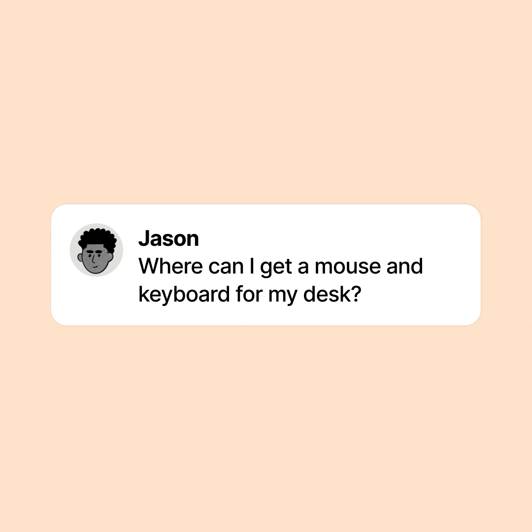 Answering questions